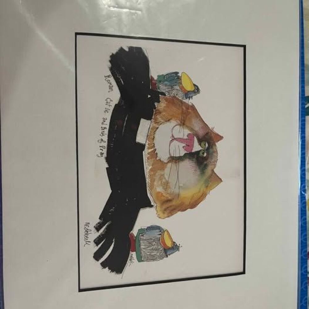 Nedobeck 'Roman Cat-lic and Birds of Pray' Signed Art Print
